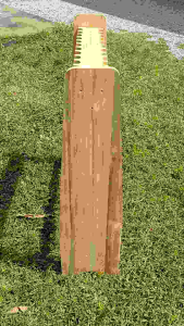 ที่เก็บคันเบ็ดไม้สักT&y26ช่องวาง[งานไม่ทำสี](แบบถอดประกอบ)