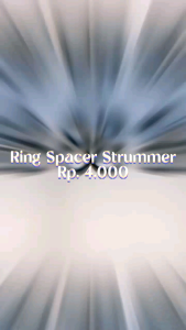 4 pcs Ring Spacer Strummer Lebar 1 cm