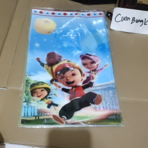 Plastik Snack Ulang Tahun (ultah) BOBOBOI / Plastik Karakter / Plastik OPP isi 10 pcs ukr 22x 40