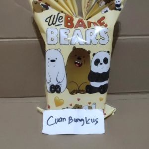 Plastik Ulang Tahun Isi 10pcs / OPP Party Bag WE BARE BEARS / Plastik Bingkisan Ulang Tahun Karakter
