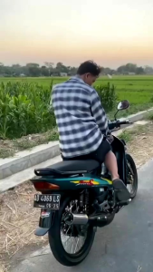 Knalpot Fizr Force Fiz R Hitam Tameng Original EXP90