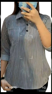 Kemeja Wanita Motif Salur: Kualitas & Desain Modern