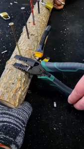 Bộ 3 chiếc kìm 8inch  kềm TUOSEN thép CRV kiểu Đức( Điện Cắt Nhọn)