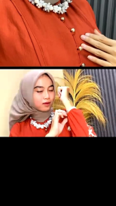 Gamis Ayunda Bordir Bahan Crinkle /Gamis Cantik Anti kusut