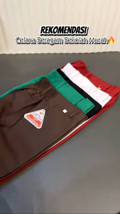 Celana Seragam Sekolah Sd mi Panjang Celana Sekolah Sd Merah Panjang Laki laki Sd