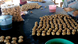 น้ำตาลอ้อยแท้โบราณ 500 กรัม เหนียวหนึบ อ่อนทานง่าย สำหรับทานเล่นหอมหวานหรือทำอาหารจำพวกน้ำจิ้มลูกชิ้น น้ำพริกปลาหวาน ร้านพ่อค้า