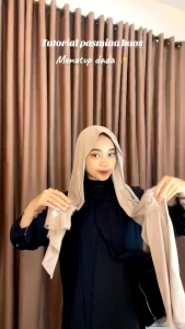 Pashmina Bahan Kaos Rayon Premium | Hijab Pashmina Shawl Panjang Polos