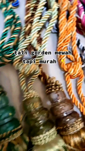 tasel hordeng tali gorden rumbai tali korden kristal murah