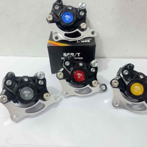 KALIPER 2 PISTON S6/RT + BREKET 220MM MIO SMILE MIO SOUL XEON MIO M3 MIO J Dll