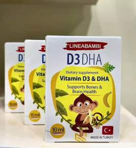 Vitamin LINEABAMBI D3 DHA – Hỗ trợ xương chắc khoẻ hỗ trợ cải thiện phát triển thị lực trí não