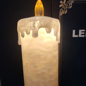 Giant Swirling Candle Led light