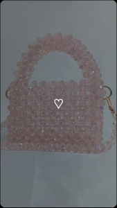 Crystal Beaded Bag Mini | Tas Manik Kristal Mini | Tas Monte Lucu