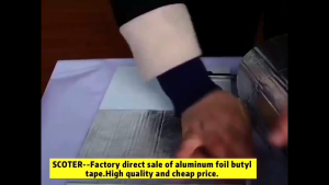 Lakban Alumunium Foil Anti Bocor / Lakban Aluminium Foil Adhesive Super Tape - LS549