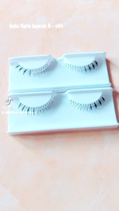 HAFIZAH bulu Mata bawah kode B-s64 isi 12 Pasang Lusinan Gratis Tutup Mika