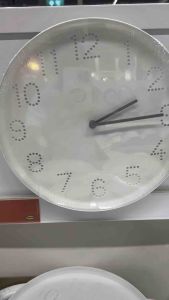 Original Tromma Modern Wall Clock White