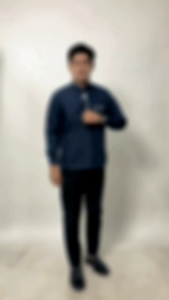ABHA Baju Koko Pria Dewasa Lengan Panjang Manset Terbaru Motif ABIZAR M L XL