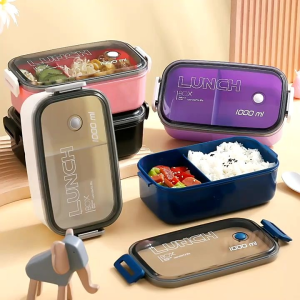 H1046 Kotak Bekal / Tempat Makan Kapasitas 1000ML / Lunch Box / Tempat Penyimpanan Makanan
