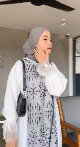 Anesya dress gamis mewah elegan casual model terbaru 2025/gamis pesta/pernikahan/kondangan/lebaran