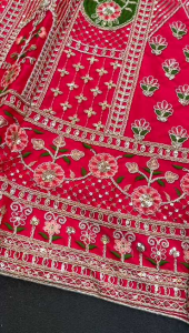 [PRE-ORDER] Semistitched Heavy Malay Silk Lengha ( Delivery 15 Days )