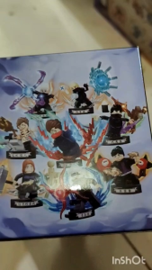 Mainan Anak Block Figurine Anime Seri Jujutsu Kaisen Brick Toys DIY Bongkar Pasang