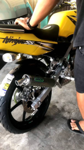Silincer Ninja 2 Tak R RR Fiz R Satria 2 Tak Rx King RGR150 TZM150 NSR SP / Knalpot Arrow Stenlis Karbon Ninja 2 Tak R RR