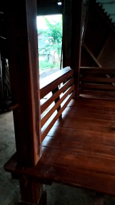 GAZEBO TAMAN MINIMALIS 2M X 2M KAYU JATI LOKAL