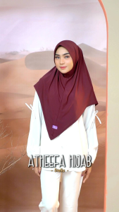 ATHEEFA hijab arrafi terbaru terlaris jilbab hijab instan arrafi bahan Stella adem nyess jatuh nyerap keringat daily hijab by hijab arrafi official