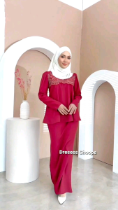 Neelofa Kurung Shoulder Puff