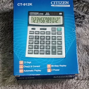 NEW Kalkulator citizen meja dagang kalkulator citizen CT-912K12 digit