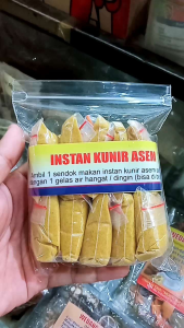 Instan Kunir asem - wedang kunir asem - kunir asem praktis - isi 10 - minum kesehatan nikmat - original Jogjakarta
