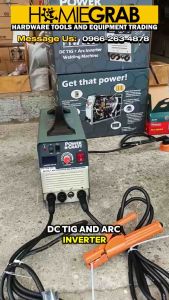 POWER CRAFT DC TIG + ARC INVERTER WELDING MACHINE with FREE ARGON REGULATOR‼️HEAVY DUTY‼️PTW 205i‼️