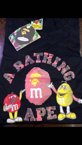 Bathing ape top G (Adult) new trend Tshirts for men&women