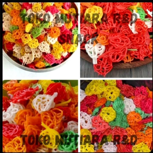 Kerupuk Mentah 1Kg Kerupuk Mawar MentahWarna Warni 1Kg | Kerupuk Mentah 1Kg | Kerupuk Seblak Mawar Warna Warni Murah