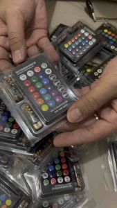 LAMPU LED RGB T10 MOBIL MOTOR RGB 16 WARNA + REMOTE