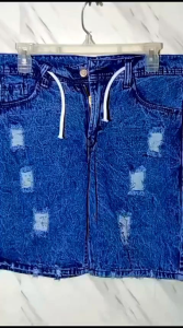 Celana Jeans Pendek Sobek Pria Wisker Jeans Ripped Premium