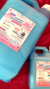 Detergen Laundry Cair 1L XB KLINO CARE Blue Sky Sabun Cuci Baju Deterjen Extra Busa Formula 2in1 Plus Pewangi