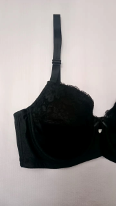 MARINELLA UNDERWIRE FULL CUP LACE BRA BLACK