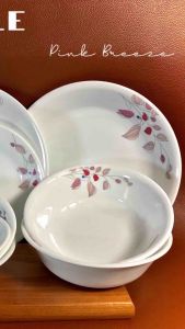 Corelle USA - Pink Breeze - [Bán lẻ] 01 Món Tô Chén Dĩa Lạc Tiên Hồng