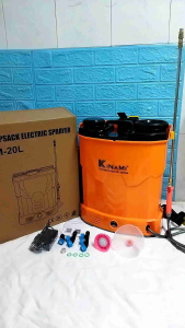 Bình phun thuốc trừ sâu bằng điện KINAMI 20lit .
