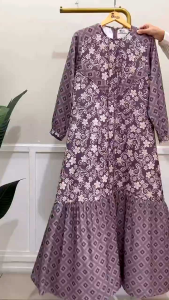 (COD) GAMIS FAUZIRA SERIESS BAHAN JERSY SILKY PREMIUM /GAMIS WANITA KEKINIAN TERBARU BEST SELER