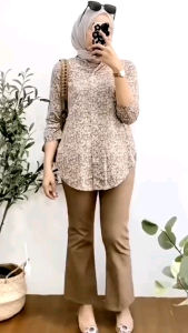 CUTBRAY KATUN | CELANA CUTBRAY BASIC PREMIUM WIDE LEG / CELANA KERJA WANITA / CUTBRY BASIC PANTS CATTON COMBAD