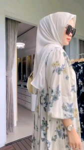 MEZORA DRESS - GAMIS BUNGA RAYON DIAMOND IMPORT BUSUI KLOK MAYUNG NEW MODEL