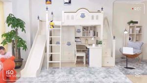 LXCF 5506 Nordic Style TRENDY Luxury Modern LOFT BED + LADDER + WR + BC + SD. Have Multiple Options Could Mix & Match. Could buy the bed only as well. PREMIUM QUALITY PRODUCT LAUNCHING SALE