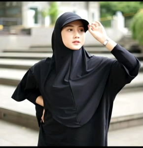 HIJAB SPORTY TOPI JERSEY/HIJAB OLAHRAGA/HIJAB TOPI