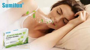 Sumifun Xanthium Cotton Swabs Herbal Formula Mild Ratio Nasal & Skin Soothing Relieves Dryness & Itchiness