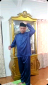 Baju teluk belanga/baju koko.Baju malayu