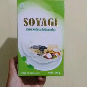SOYAGI Susu kedelai hitam plus herbal susu diet alami anti lapar kemasan 200 gram