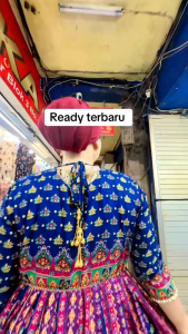 gamis hindi zena viral terbaru