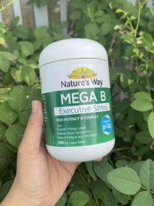 Viên uống giảm căng thẳng Nature’s Way Mega B Executive Stress lọ 200 viên