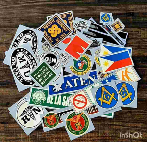 Freemason Logo 3M Reflective Printed Laminated Sticker: Custom Design for Cars, Motorcycles & Laptops